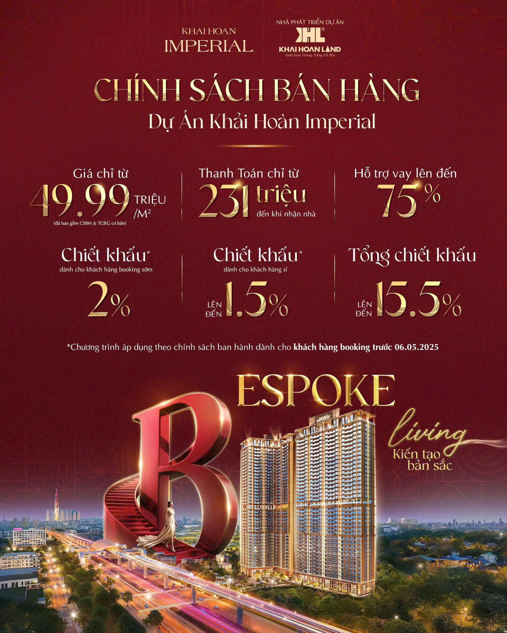 Chính sách bán hàng Khải Hoàn Imperial