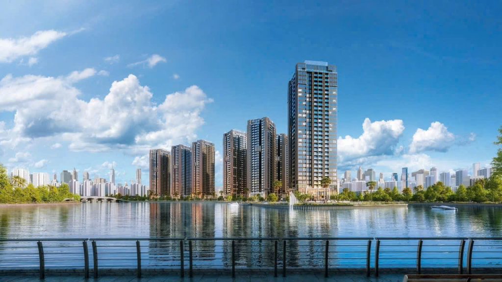 phối cảnh từ xa nhìn về the prive